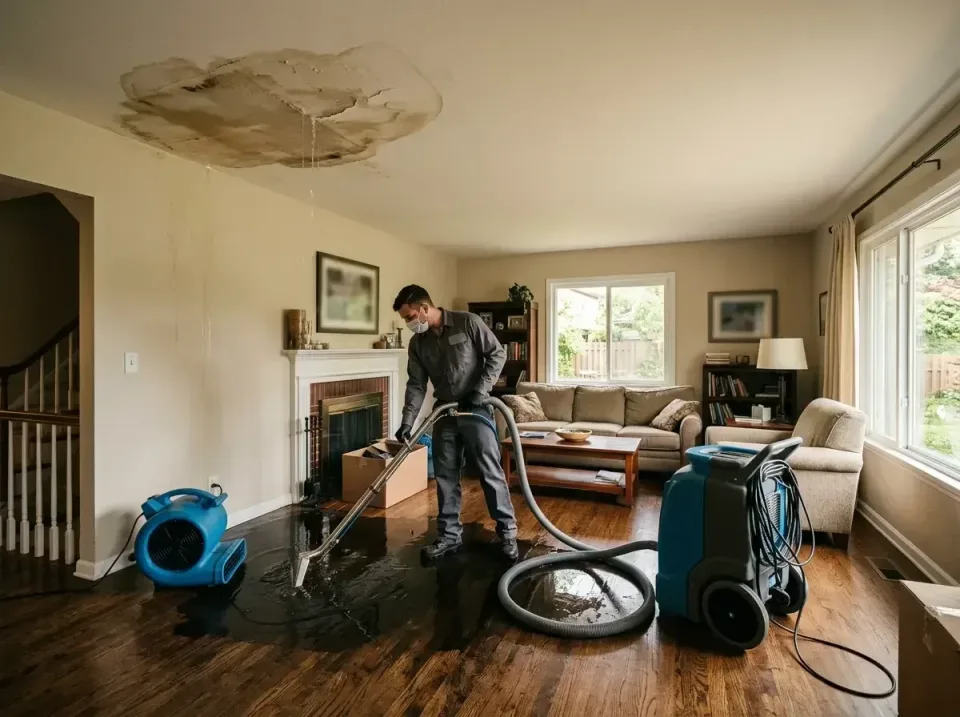 attic-pipe-burst-ceiling-drip-008 — frequently asked questions, Water Damage Restoration & Carpet Care in Follansbee, WV